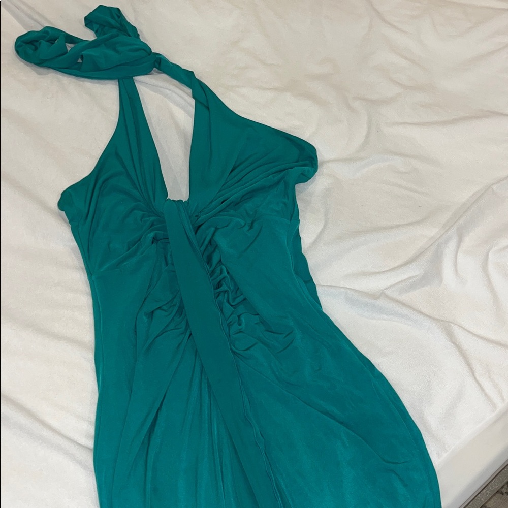 Hello Molly Teal Maxi Dress